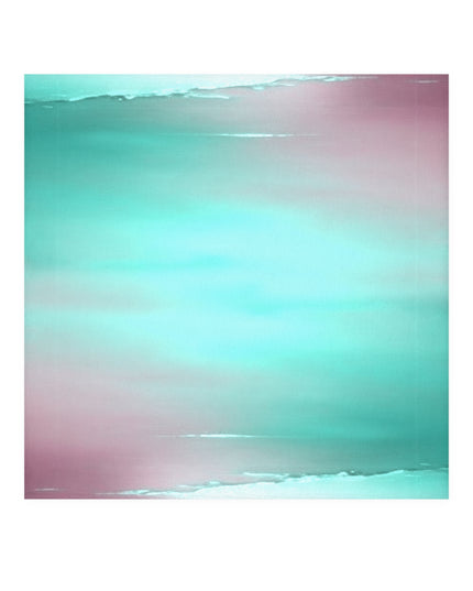 Green Sea Lavender Fog Face Towel, 13" x 13"