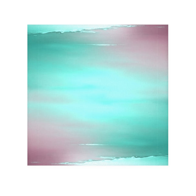 Green Sea Lavender Fog Face Towel, 13" x 13"