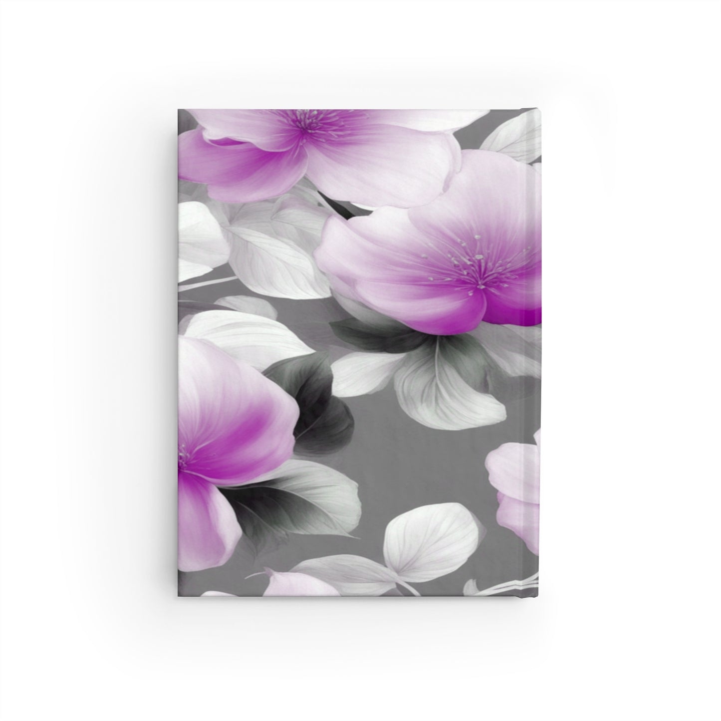 Purple Blossom Floral Bunch Journal - 128 Blank pages, 5" x 7"