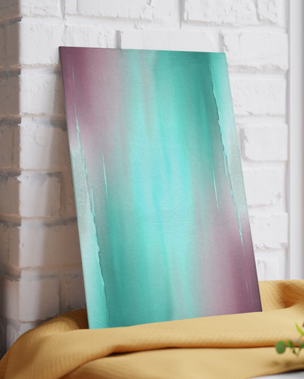 Green Sea Lavender Fog 8" x 11" Glass Cutting Board