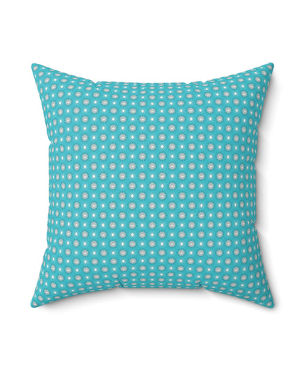 Tif Green Star-crossed Bodies Faux Suede Square Pillow, 18" x 18"