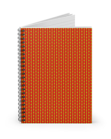 Late Evening Star-crossed Bodies Spiral Notebook - Ruled Line, 6" x 8", 118 pages