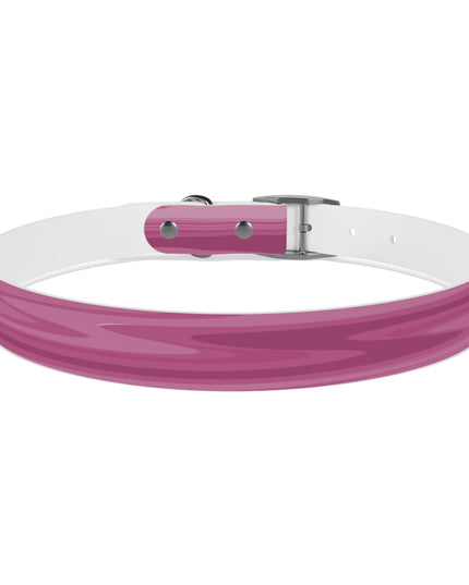Pinky Mauve Wavey Extra Large Dog Collar
