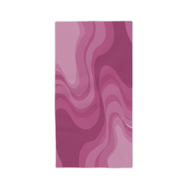Pinky Mauve Wavey Beach Towel, 24" x 44"