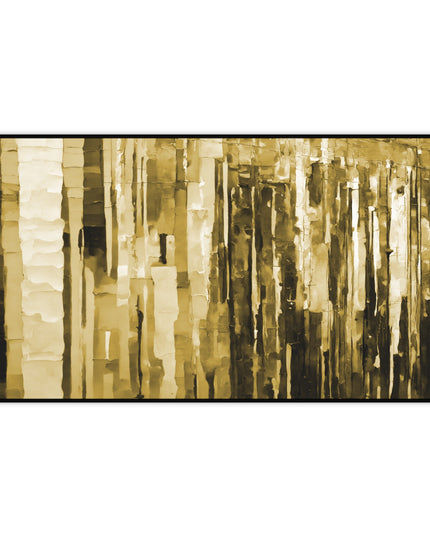 Striped Light Brown 12" x 22" Desk Mat