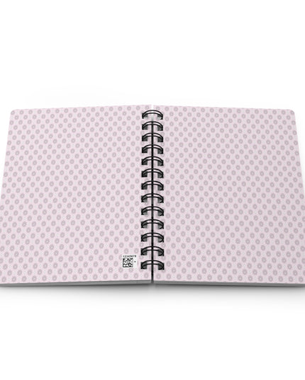 Pink Mornings Star-crossed Bodies Spiral Bound Journal, 5" x 7" 150 pages