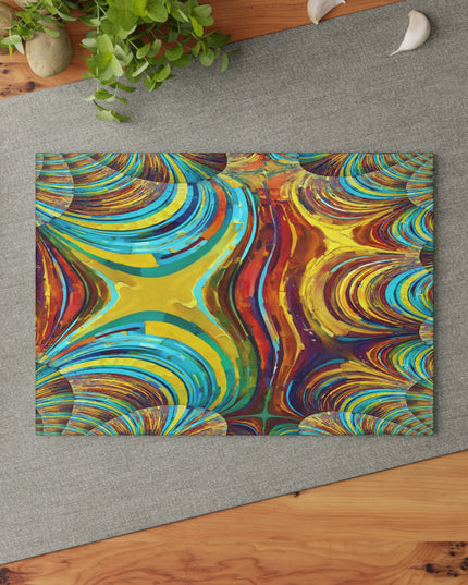 Uzi Spiral Alpha 8" x 11" Glass Cutting Board