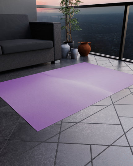 Soft Lavender Fade Outdoor Rug, 36" x 60"
