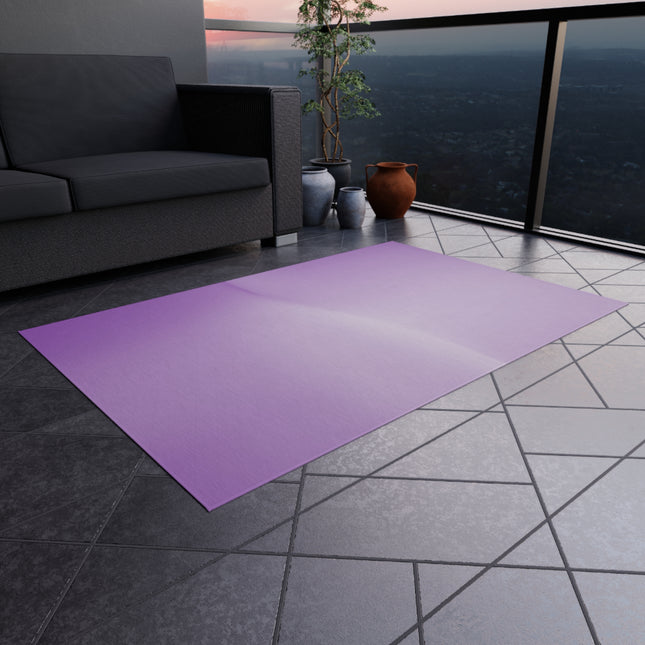 Soft Lavender Fade Outdoor Rug, 36" x 60"
