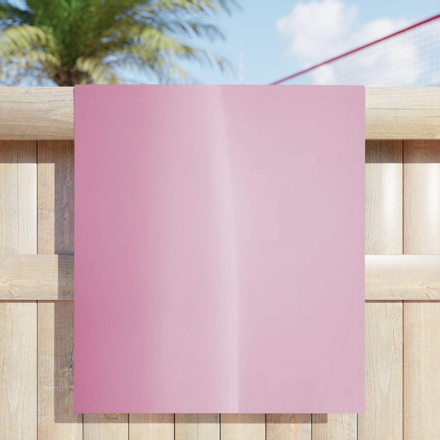 Pink Blush Fade Beach Towel, 30" x 60"