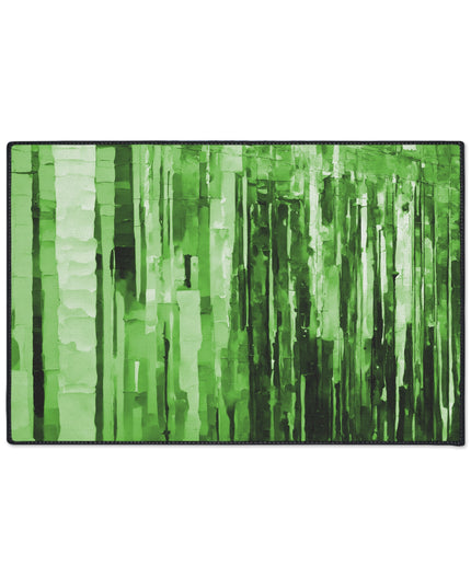 Striped Mint Pastels 24" x 36" Heavy Duty Floor Mat