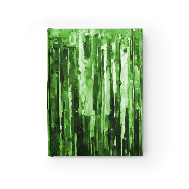 Striped Mint Pastel 5" x 7" Journal - 128 Ruled Line pages