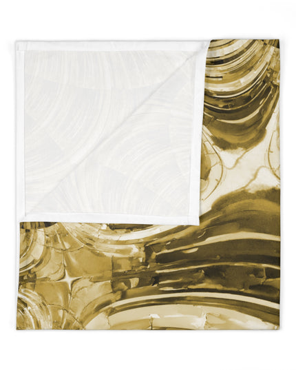 Uzi Spiral Light Brown Baby Swaddle 30″×40″ Blanket