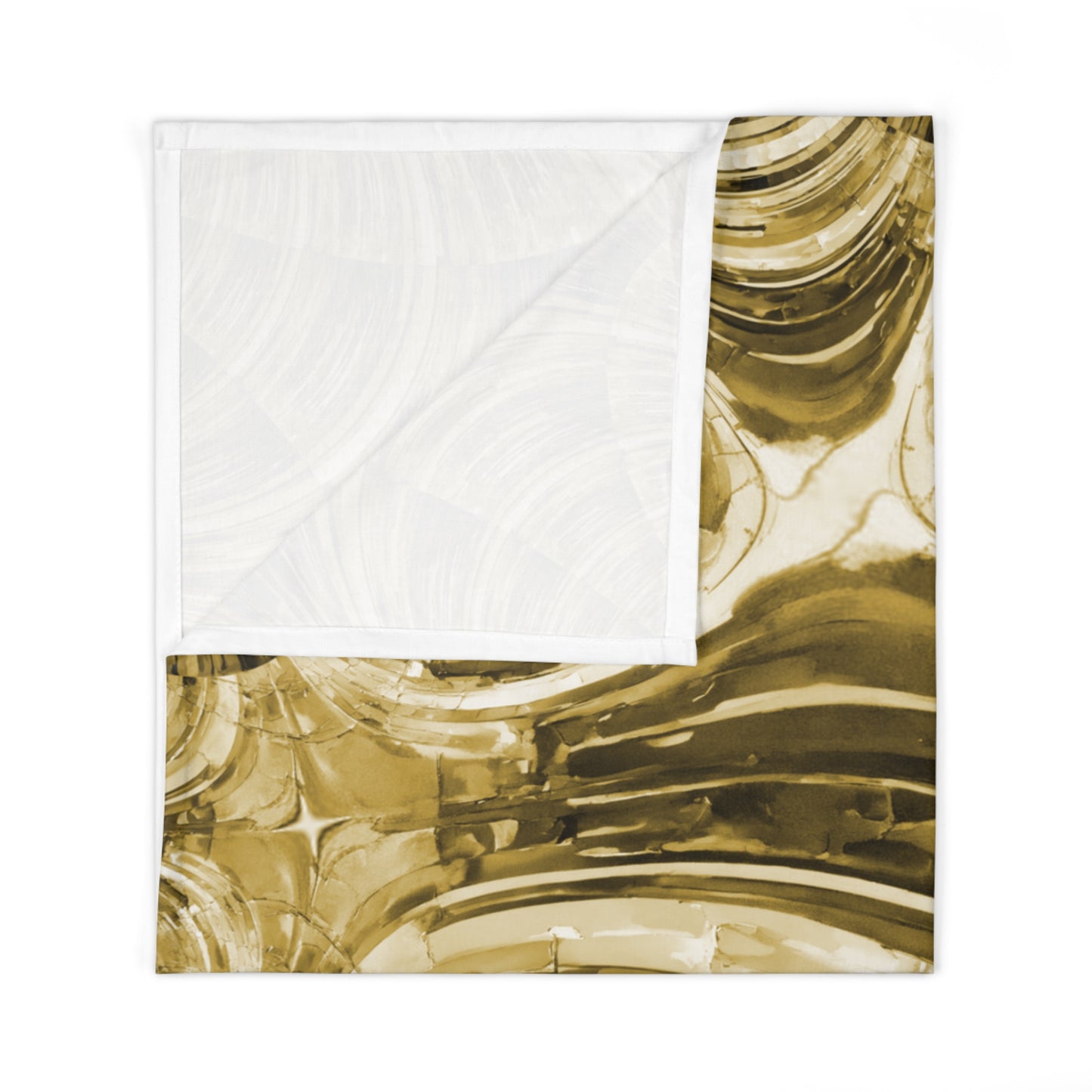 Uzi Spiral Light Brown Baby Swaddle 30″×40″ Blanket