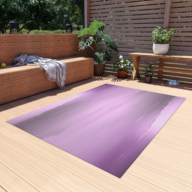 Dark Pink Sea Amethyst Fog Outdoor Rug, 60" x 84"