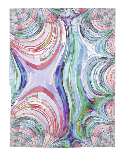 Uzi Spiral Pastels Baby Swaddle 30″×40″ Blanket