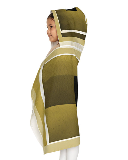 Tan Shadow Youth Hooded Towel, 24" x 48"
