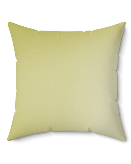 Lemon Fade 20" x 20" Faux Suede Square Pillow