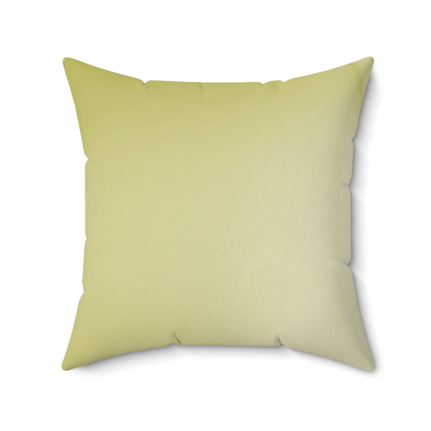Lemon Fade 20" x 20" Faux Suede Square Pillow