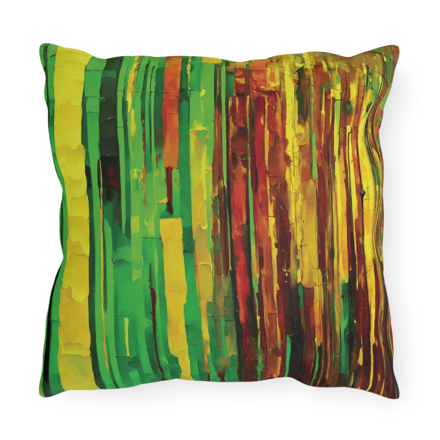 Striped Beta Pastel 16" x 16" Outdoor Pillow