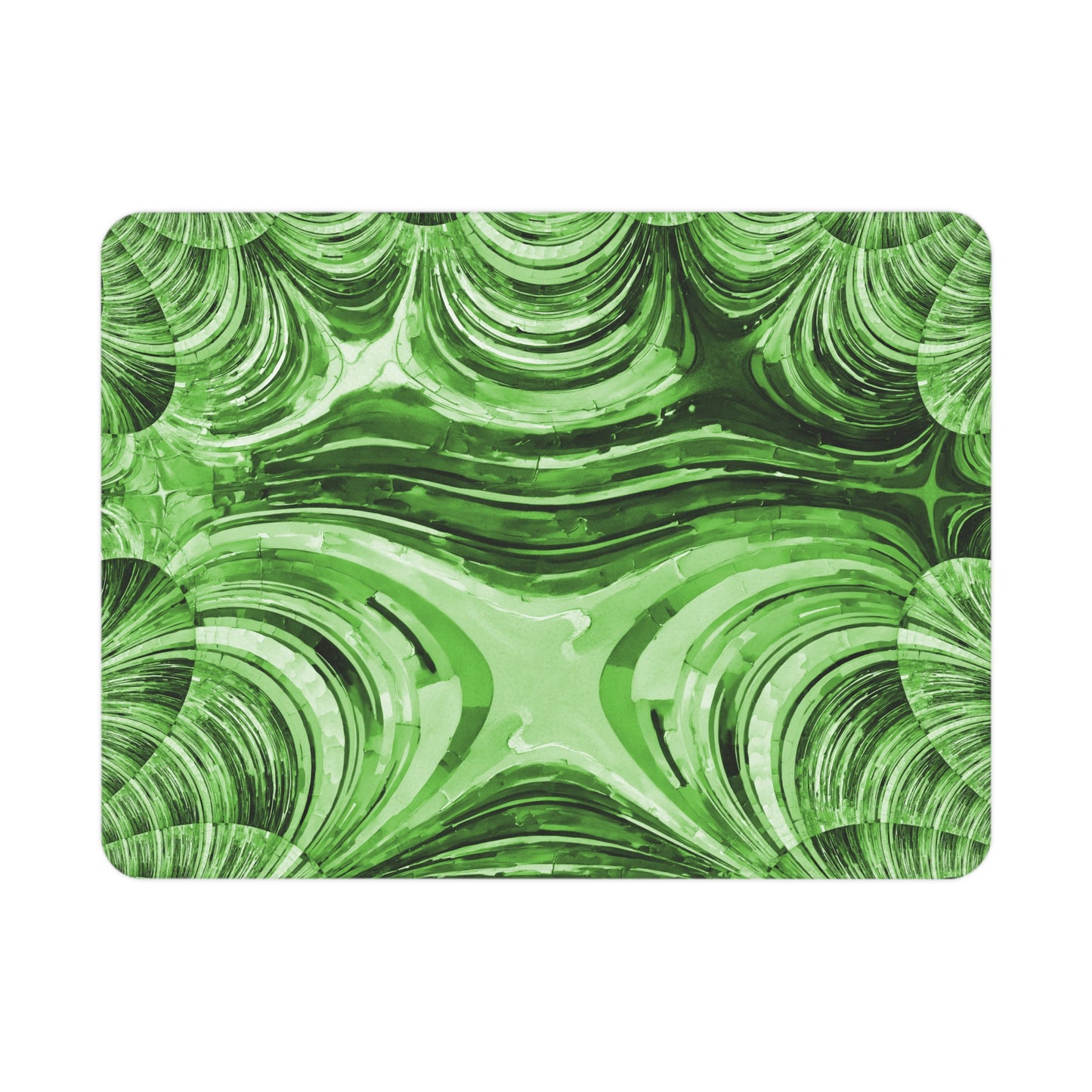 Uzi Spiral Mint Pastel Toddler Blanket, 30" x 40"
