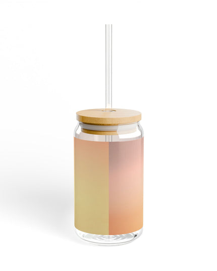 Hot Peach Fade Sipper Glass, 16oz