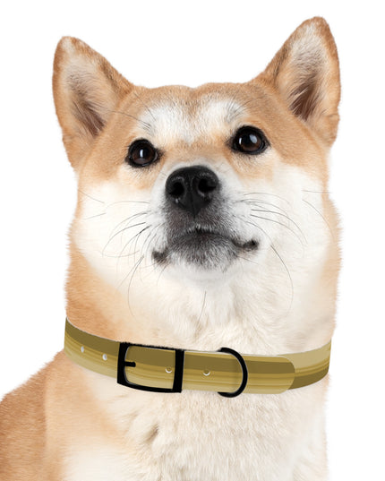 Brown Wavey Extra Large Dog Collar
