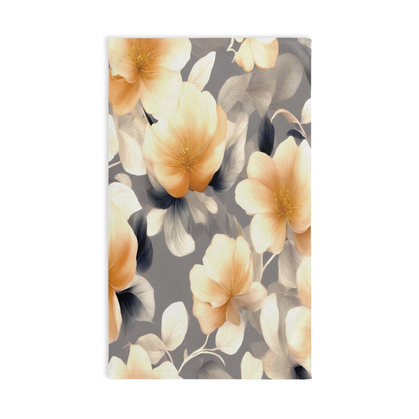 Soft Blossom Floral Bunch Hand Towel, 16" x 28"