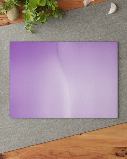 Soft Lavender Fade 8" x 11" Glass Cutting Board