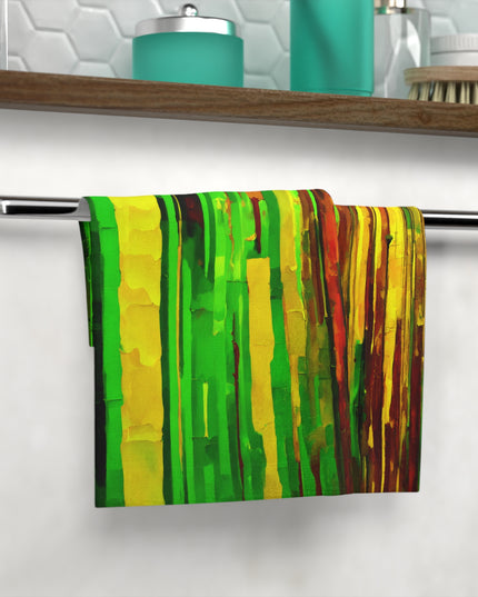 Striped Beta Face Towel, 13" x 13"