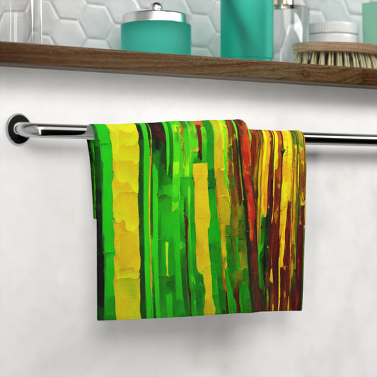 Striped Beta Face Towel, 13" x 13"