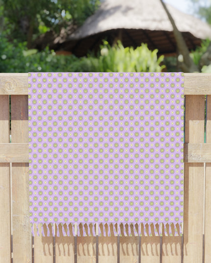 Magenta Star-crossed Bodies Boho Beach Cloth, 38" × 81"