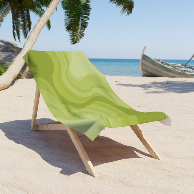 Lemon Wavey 30" x 60" Beach Towel
