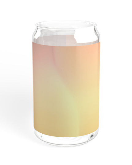 Hot Peach Fade Sipper Glass, 16oz