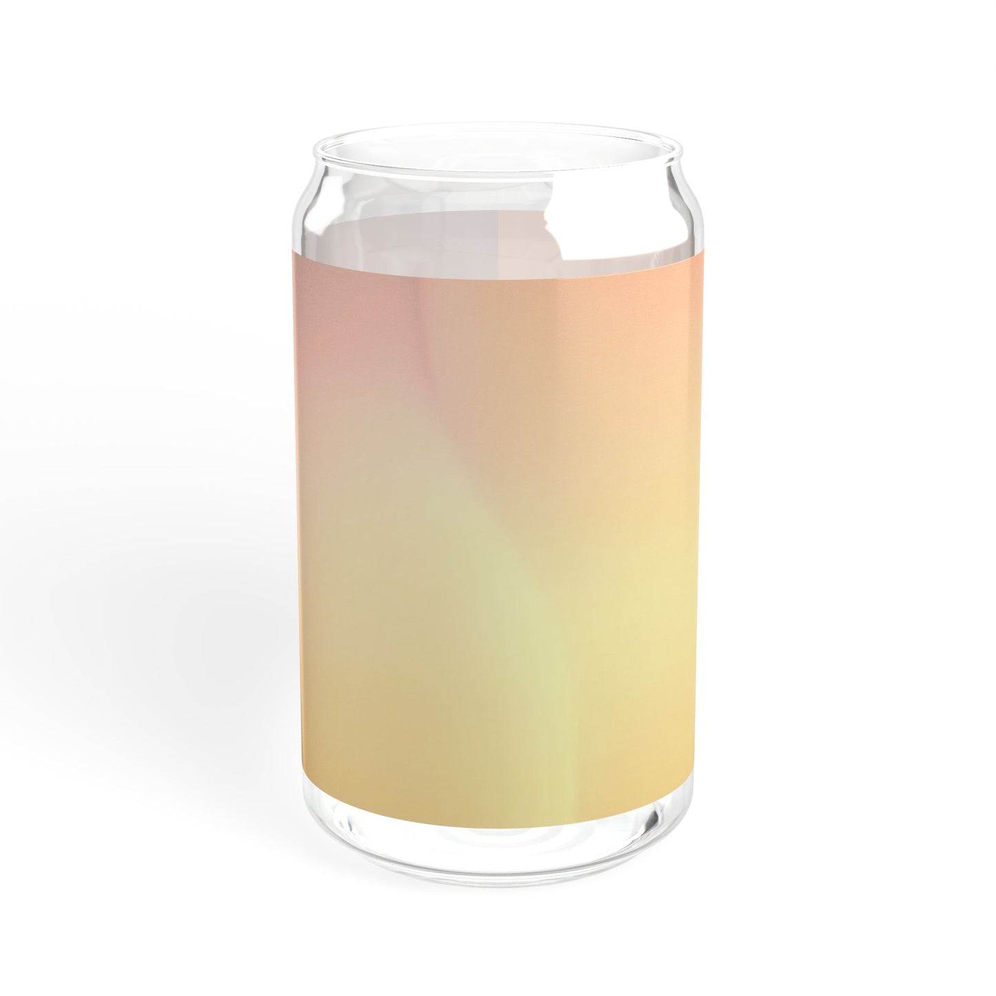 Hot Peach Fade Sipper Glass, 16oz
