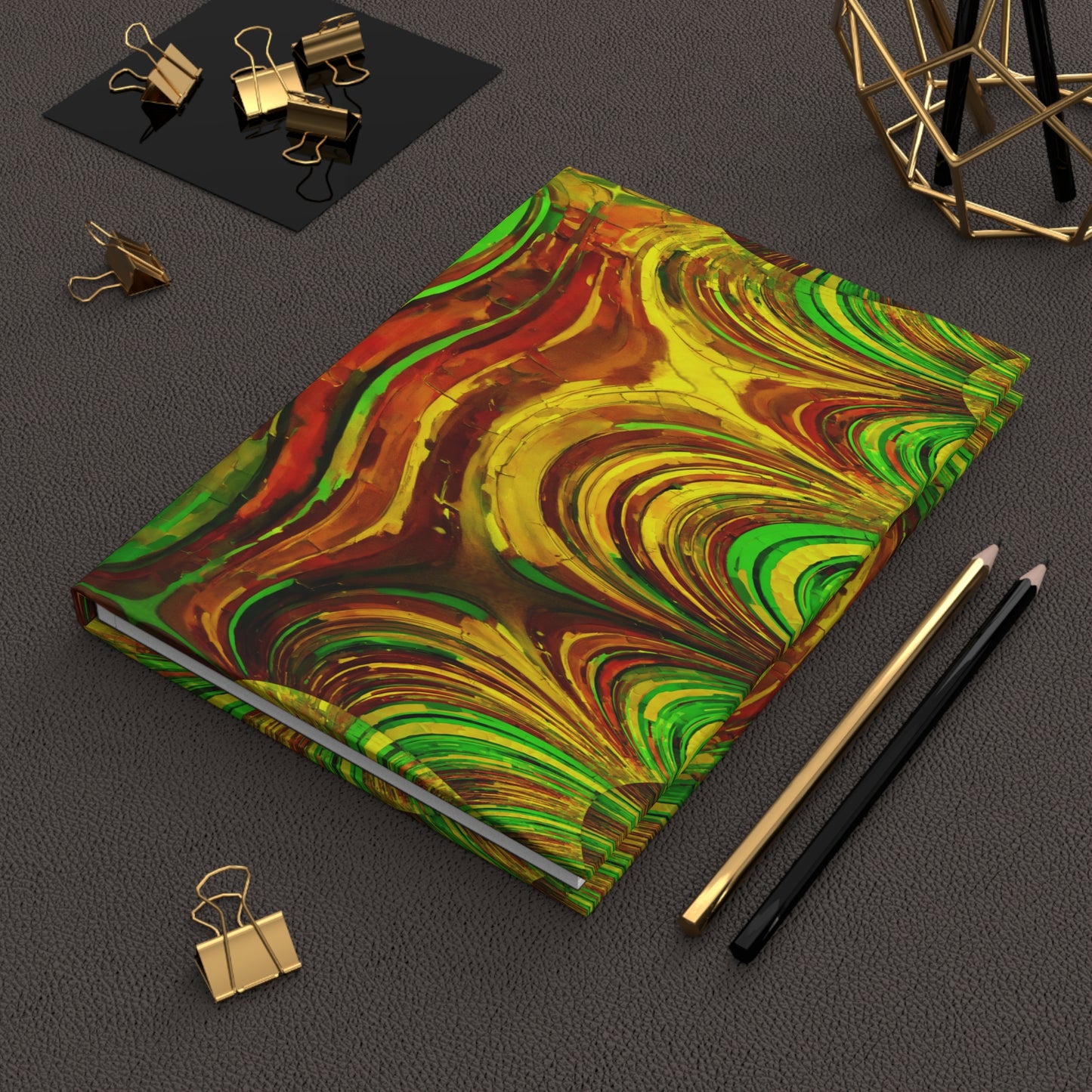 Uzi Spiral Beta 5.75" x 8" Hardcover Journal Matte with 150 lined pages