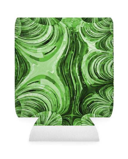 Uzi Spiral Mint Pastel 12 oz Can Cooler Sleeve
