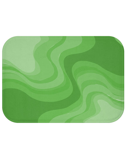 Greenie Meanie Wavey 24" x 17" Bath Mat