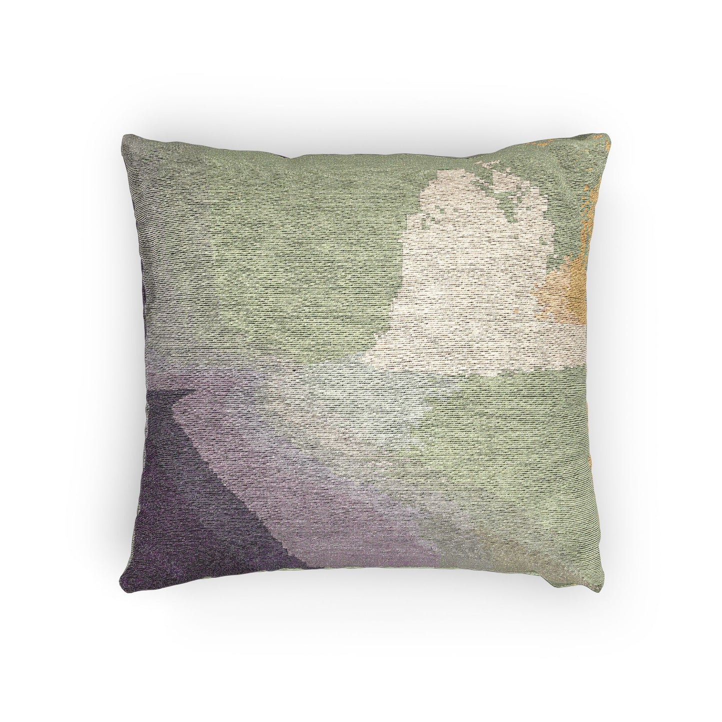 Purple Golden Fade Woven Pillow, 17" x 18"