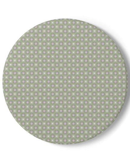 Olive Star-crossed Bodies Round Ceramic Coaster, 4" x 4"