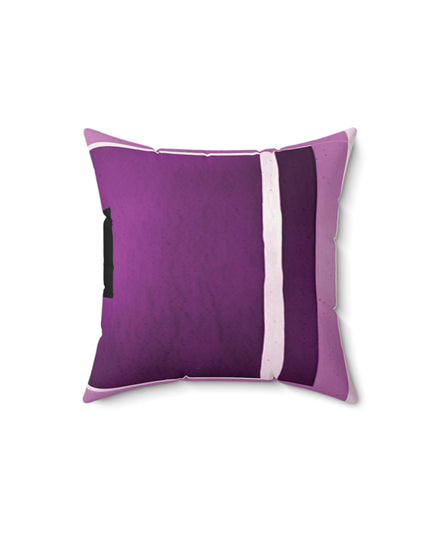 Magenta Shadow 14" x 14" Faux Suede Square Pillow