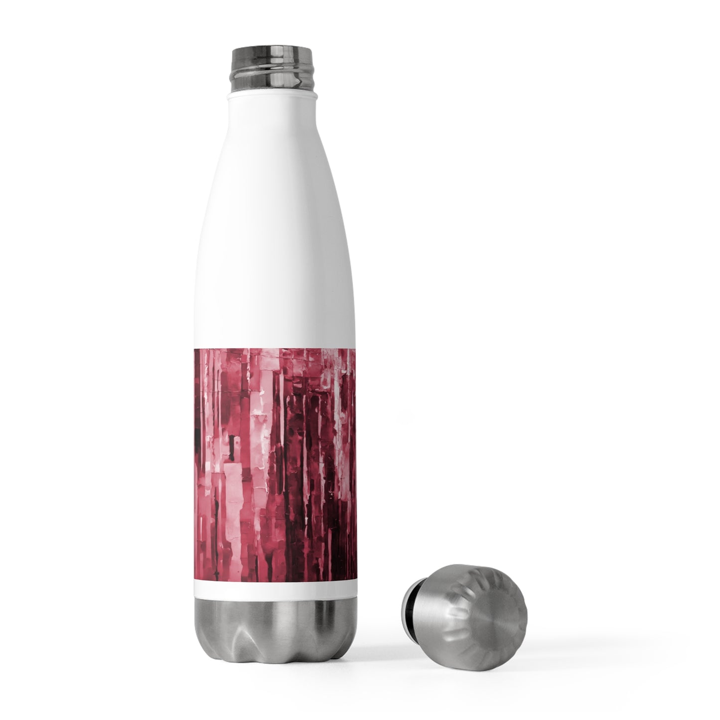 Striped Ruby 20oz Insulated Water Bottle