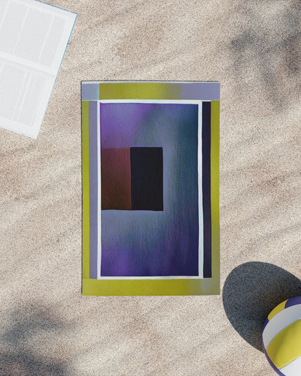 Zeta Shadow Beach Towel, 18" x 27"