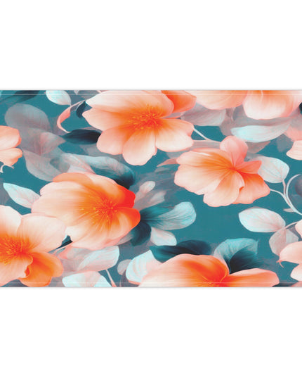 Orange Blossom Floral Bunch Tea Towels (cotton, poly), 18" x "30