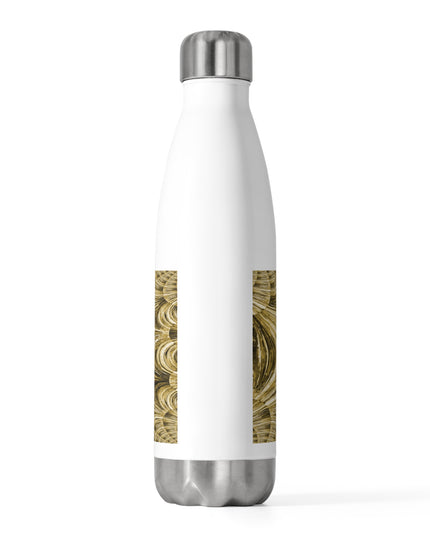 Uzi Spiral Light Brown 20oz Insulated Water Bottle