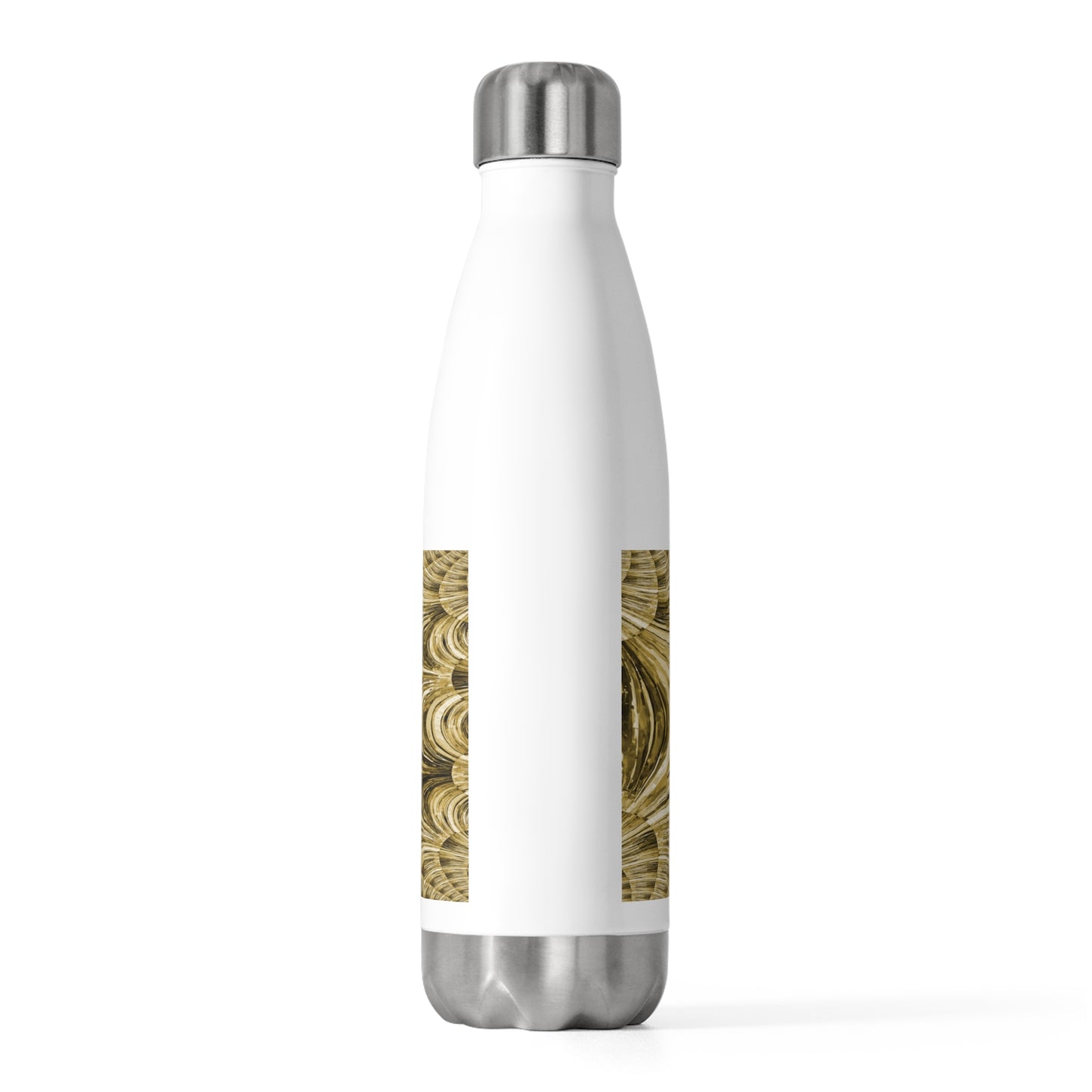 Uzi Spiral Light Brown 20oz Insulated Water Bottle