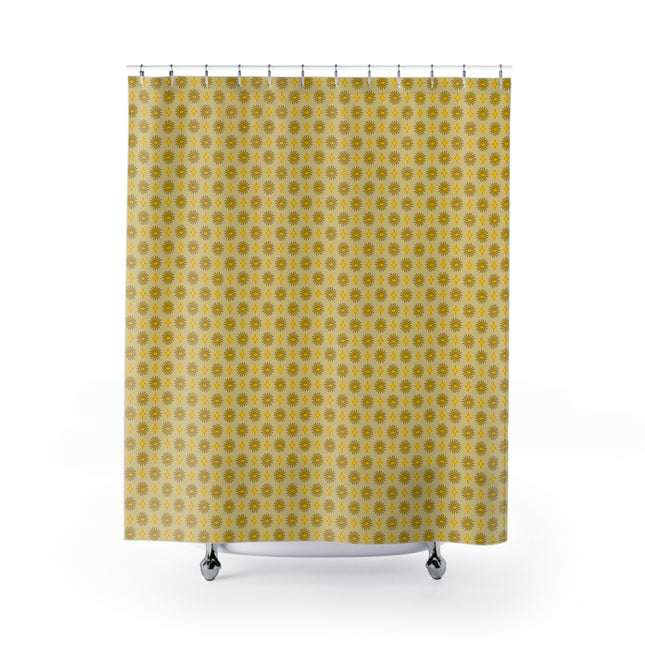 Lemongrass Star-crossed Bodies Shower Curtain, 71" x 74"