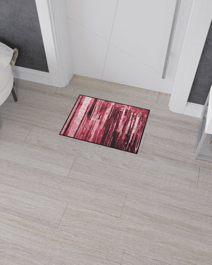 Striped Ruby 18" x 24" Heavy Duty Floor Mat