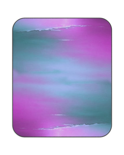 Dark Blue Green Sea Purple Fog 61" × 51" Picnic Blanket