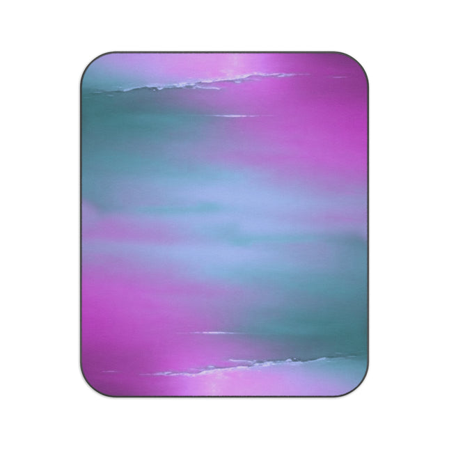Dark Blue Green Sea Purple Fog 61" × 51" Picnic Blanket